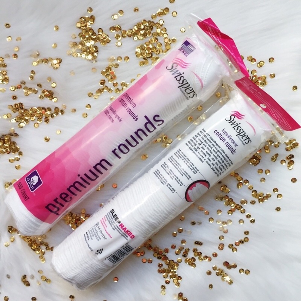 SWISSPERS Premium Cotton Rounds (2 bags)